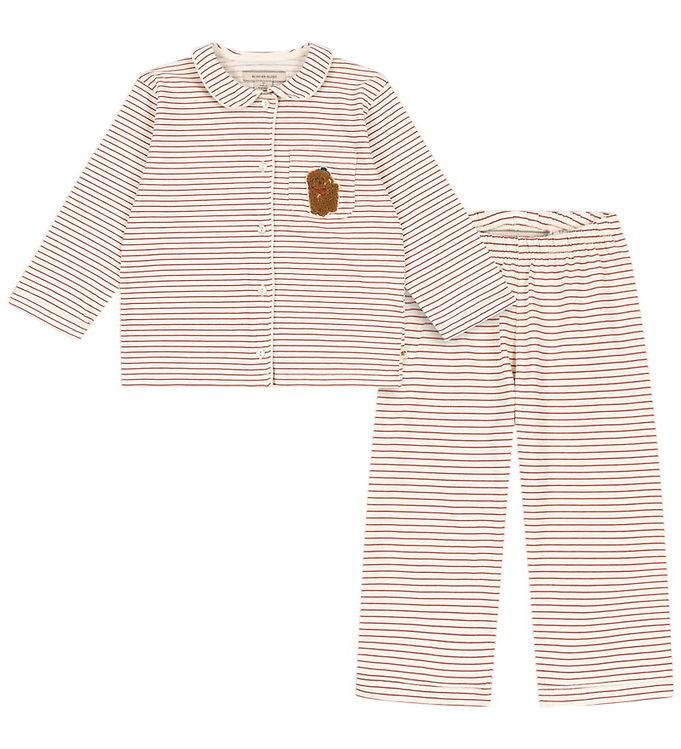 Konges Sløjd Nattøj - 2-Delt - Pio - Stripe Clayie - Konges Sløjd - 7-8 år (122-128) - Nattøj 2-delt