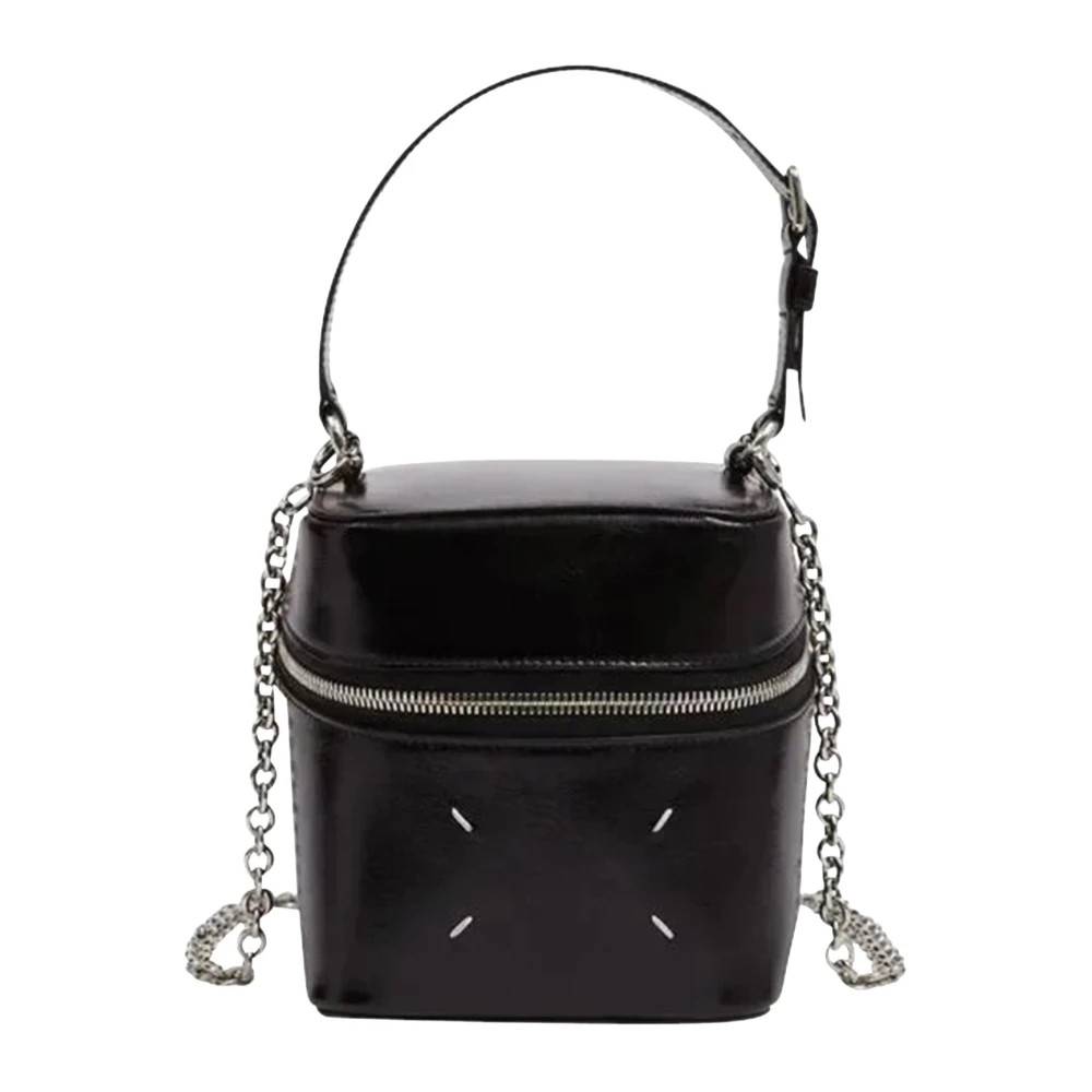 Maison Margiela Big Cube Bag - Tasker - Dame - Sort - ONE SIZE - Læder