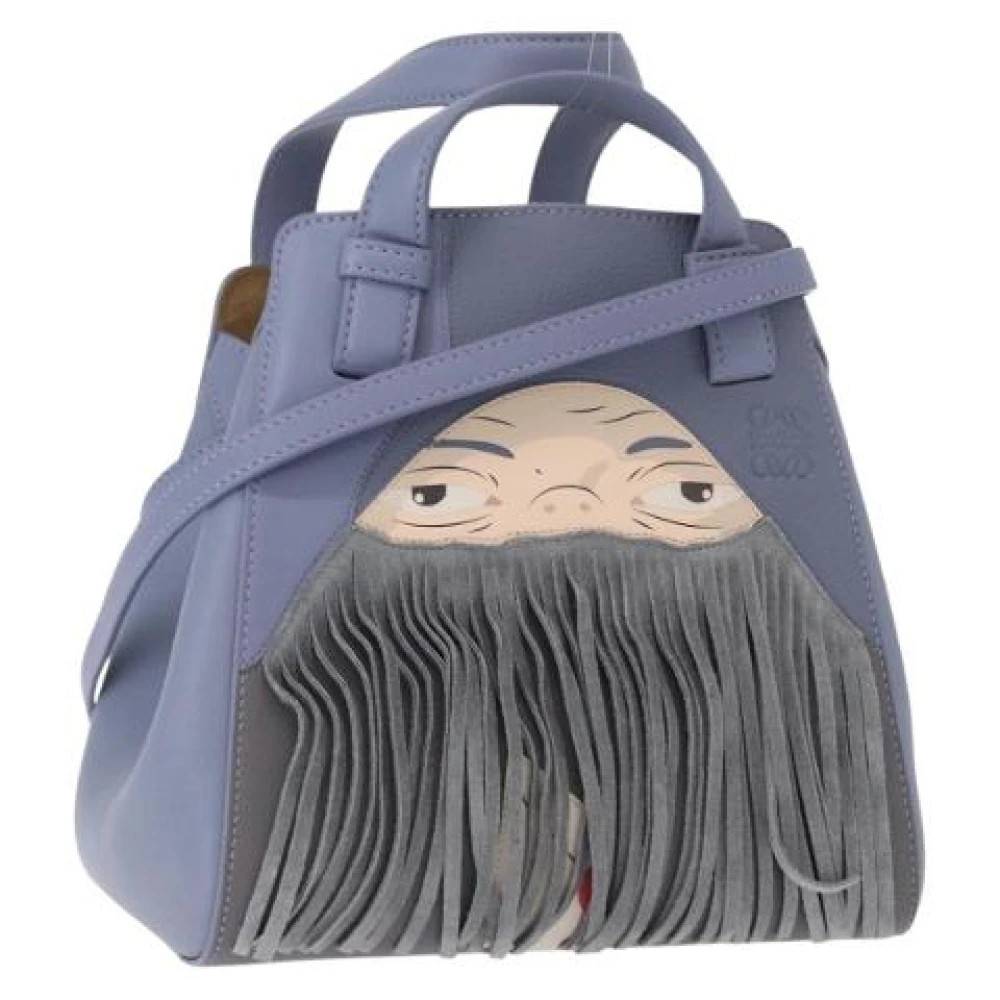 Loewe Pre-owned Pre-owned Læder Håndtaske - Vintage - Dame - Blå - ONE SIZE - Læder
