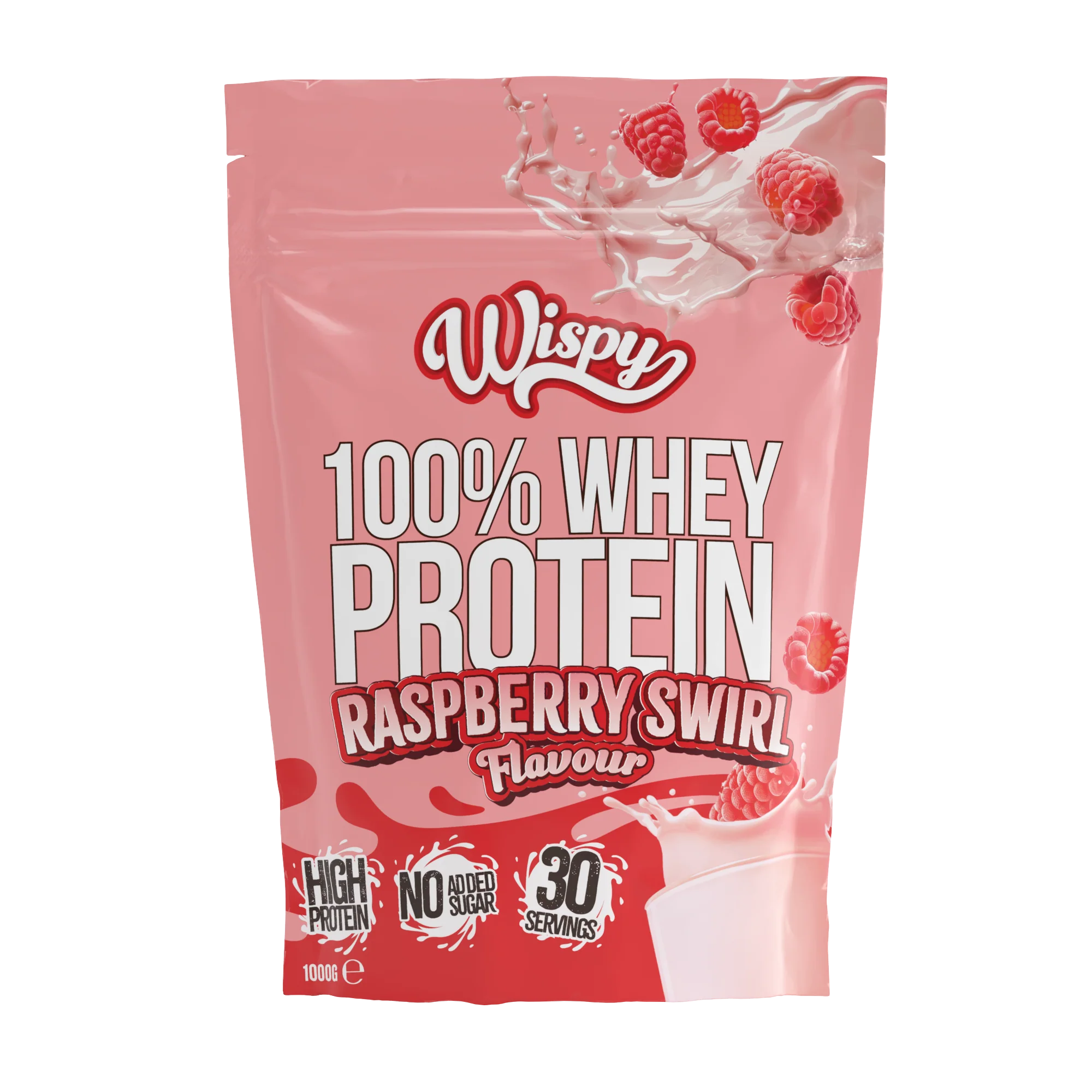 Wispy 100% Whey Protein (1000g) - Rasperry Swirl