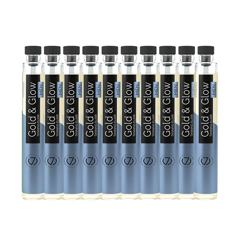 Gold & Glow MEN Dry Tanning Oil – Seven Suns 10x6ml