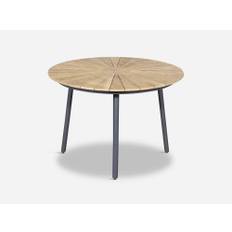 Havebord Eva Teak 110 cm Sort/Teak