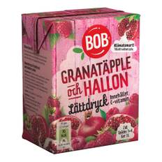 Lättdryck Granatäpple & Hallon 2 dl