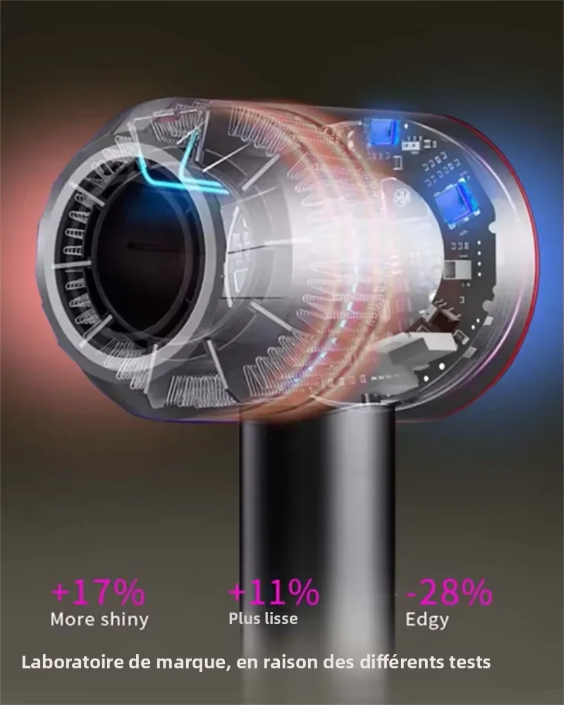 LISN New Professional High-speed Hair Dryer Negative Ion Hair Care 110000 Rpm - Rose red 5 / EU