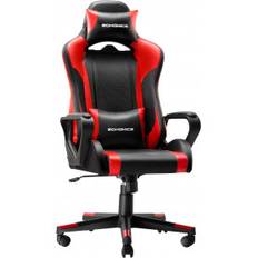 Ergonomisk Gamingstol - Max belastning 150 kg - Röd/Svart