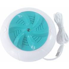 Vattendroppe vortex tvättmaskin mini bärbar tvättmaskin för hemresor kläder xh8z - cyan