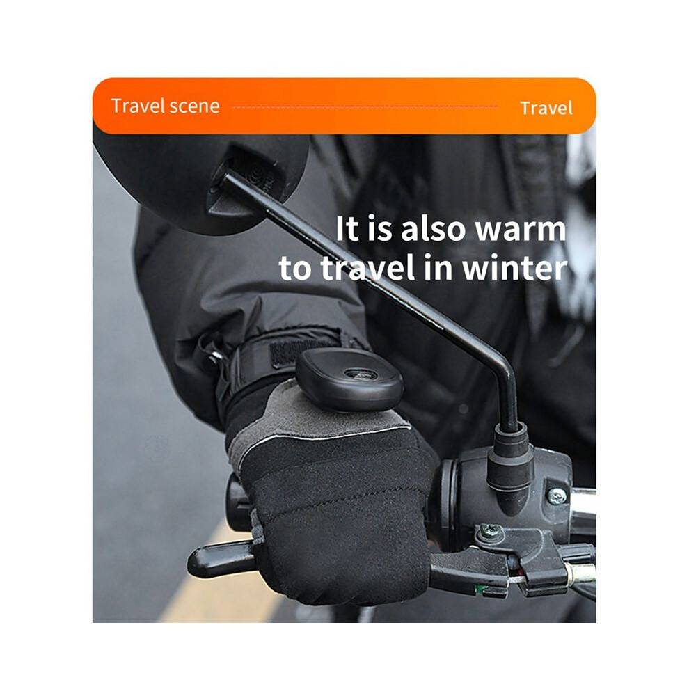 4X Heated Gloves, USB Rechargeable Hand Warmers Gloves, Winter Full-Finger Glove for Women Warm (Black)