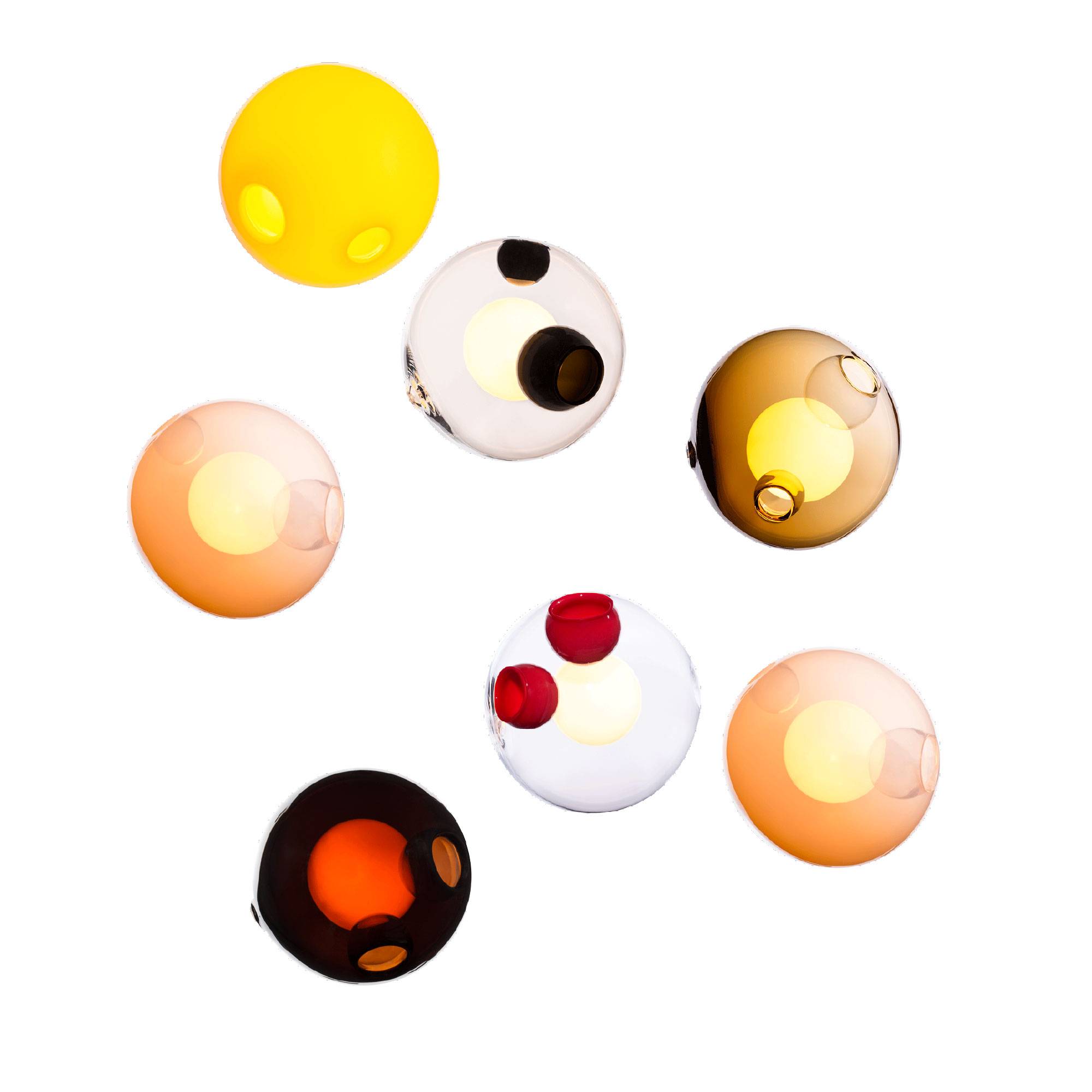 Bocci - 28.7 Random, Multi - 03 - Pendellamper - Omer Arbel - Flerfarvet