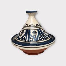 Marokkansk tagine - 13 cm - Blå
