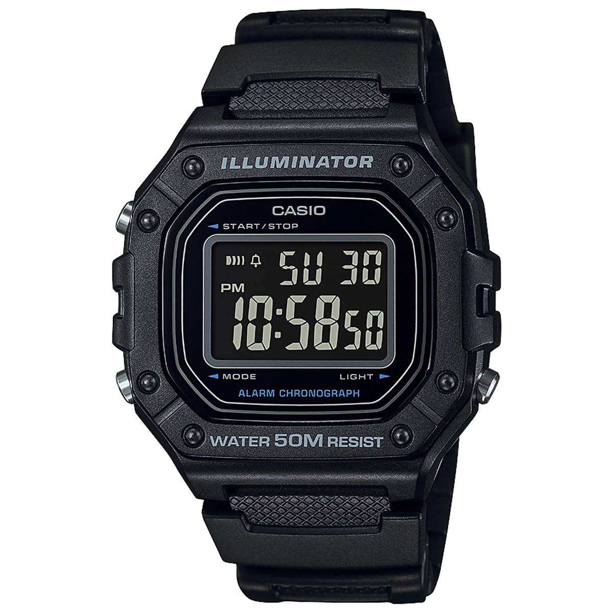 Casio Wristwatch W-218H-1BVCF
