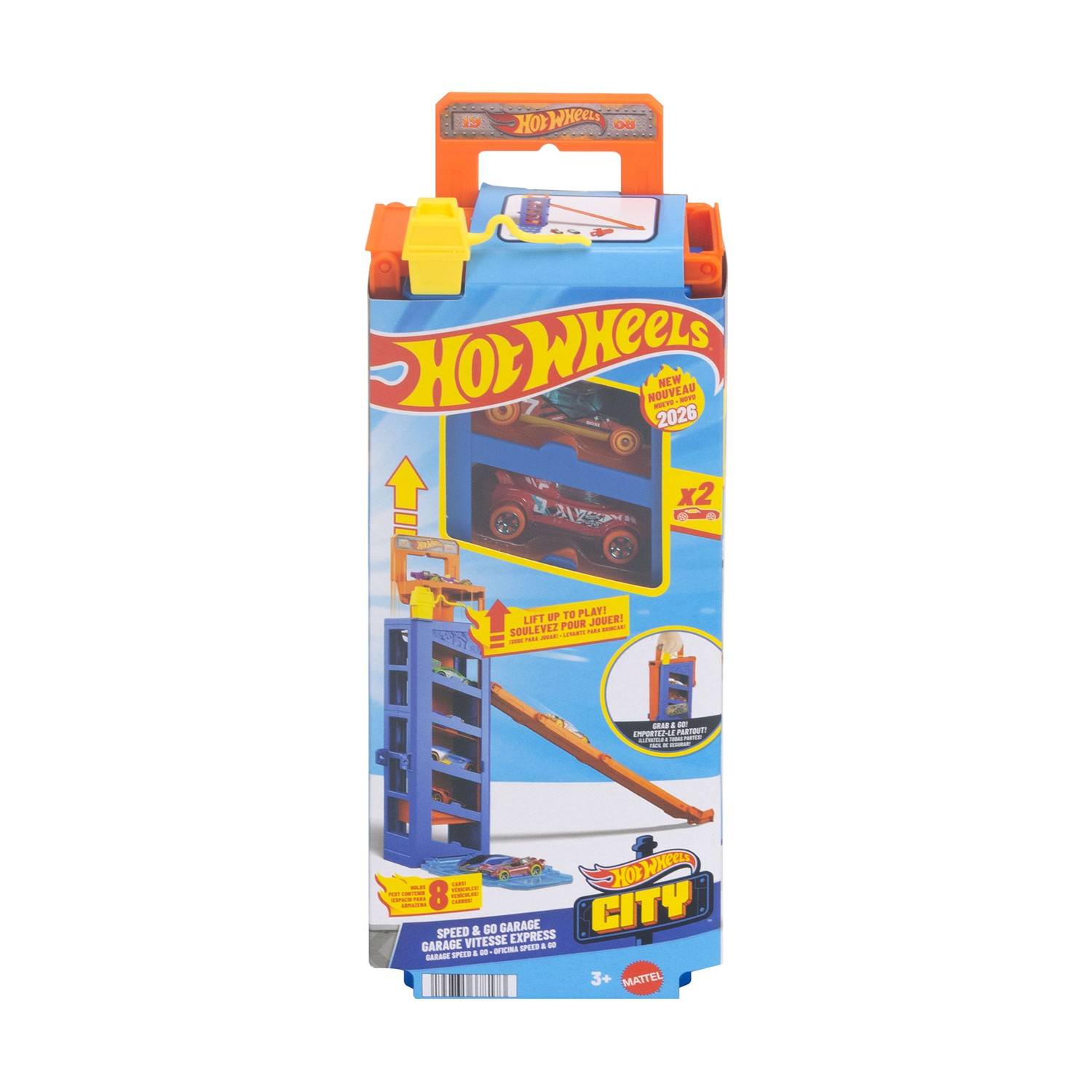 Hotwheels City - Mini Garage Tracks - Speed & Go Garage (JMJ53)