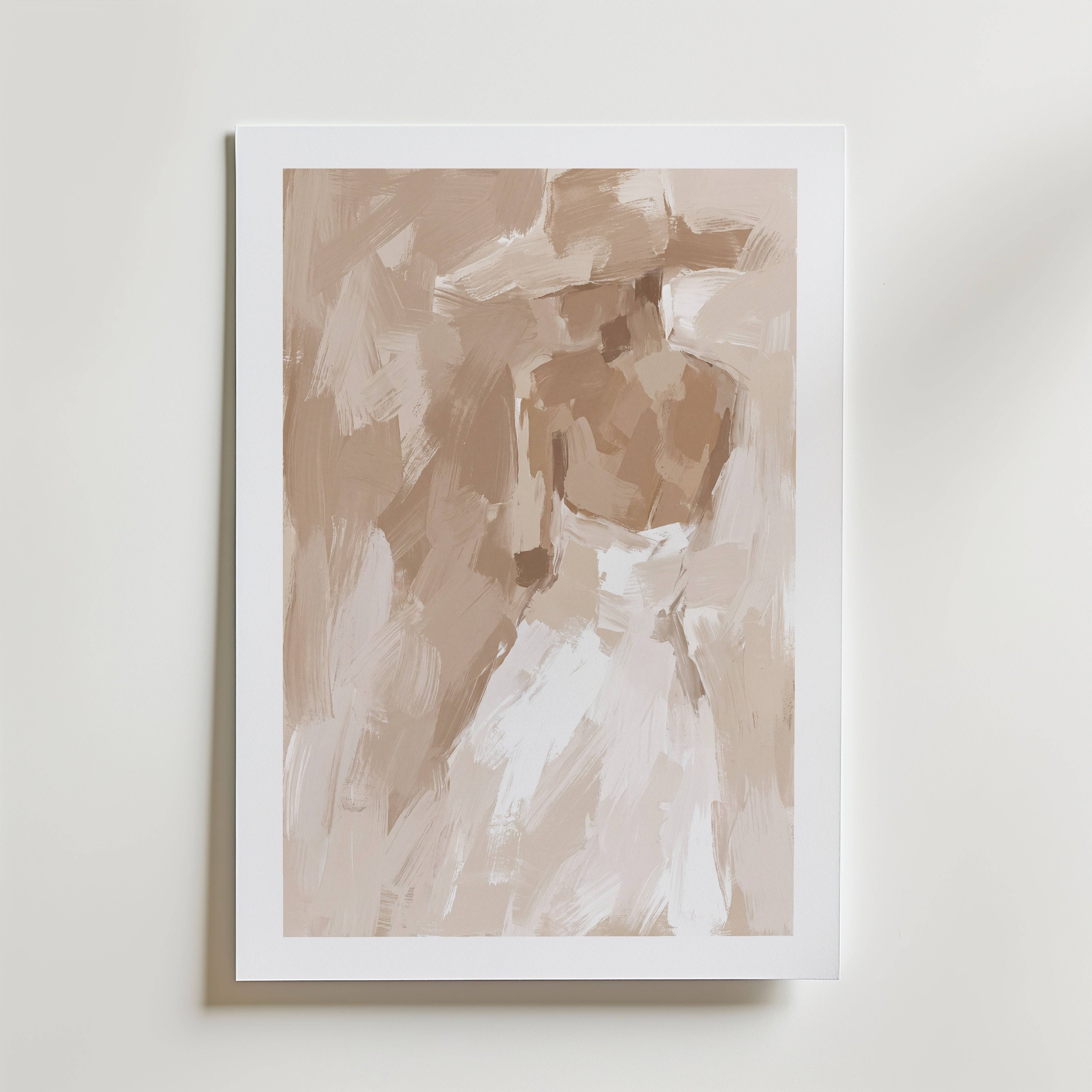 Soft Silhouette Poster - Fine Art Poster 13x18 cm Med passepartout