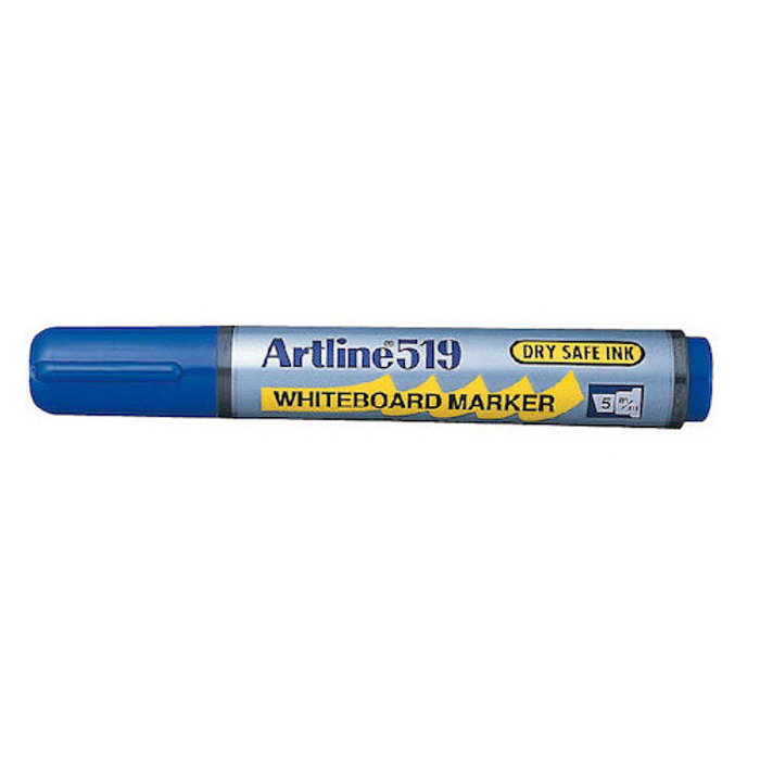 Whiteboardpennor Artline 519 sned blå 12st/fp