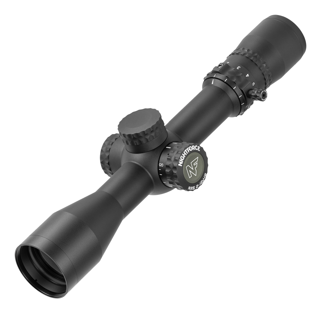 Nightforce NX6 2-12x42 SFP Belyst Kikarsikte