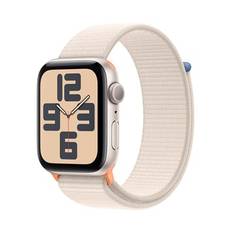 Apple Watch SE (2023) GPS 44mm Stjärnglans Aluminiumboett med Stjärnglans Sportloop