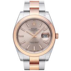 Rolex Herrklocka 126301-0009 Datejust 41 Roséguldstonad/18 karat