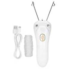 Ansiktshårborttagare,ANGGREK Elektrisk Trådepilator Hårborttagningsmedel Elektrisk Tråd Epilator Hårborttagare USB Uppladdningsbar Sladdlös Elektrisk Ansiktsgängning Hårborttagning (Guld)