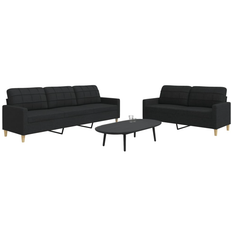 Sofa sæt 2-dele stof
