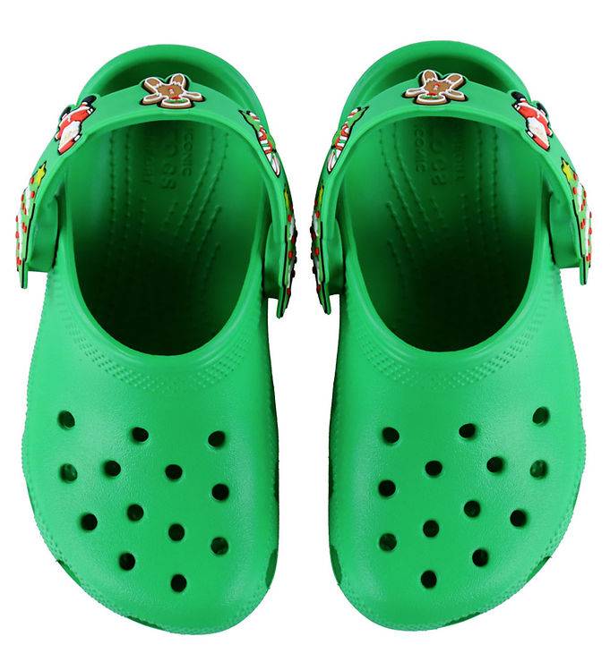 Crocs Sandaler m. Lys - Holiday CGT - Grass Green - Crocs - 34/35 - Blinkesko.