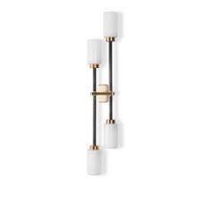 Bert Frank - Farol Wall Double Right Brass/Opal - Væglamper - Guld