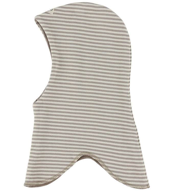 Racing Kids Elefanthue - 2-lags - Stone m. Striber - Racing Kids - 4-6 år (104-116) - Elefanthue - dobbelt