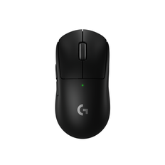 Logitech G Renoverad PRO X SUPERLIGHT 2 lättviktsspelsmus in Svart, Engelska