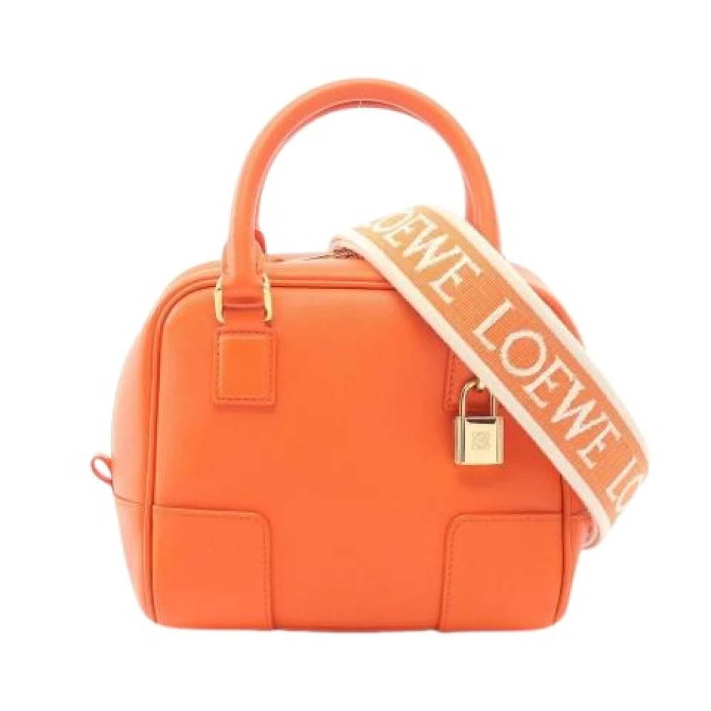 Loewe Pre-owned Pre-owned Mini Bag - Vintage - Dame - Orange - ONE SIZE - Læder