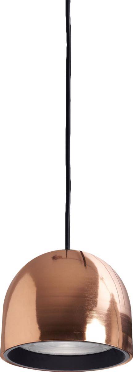 Balled pendel med indbygget LED 13W dæmpbar kobber