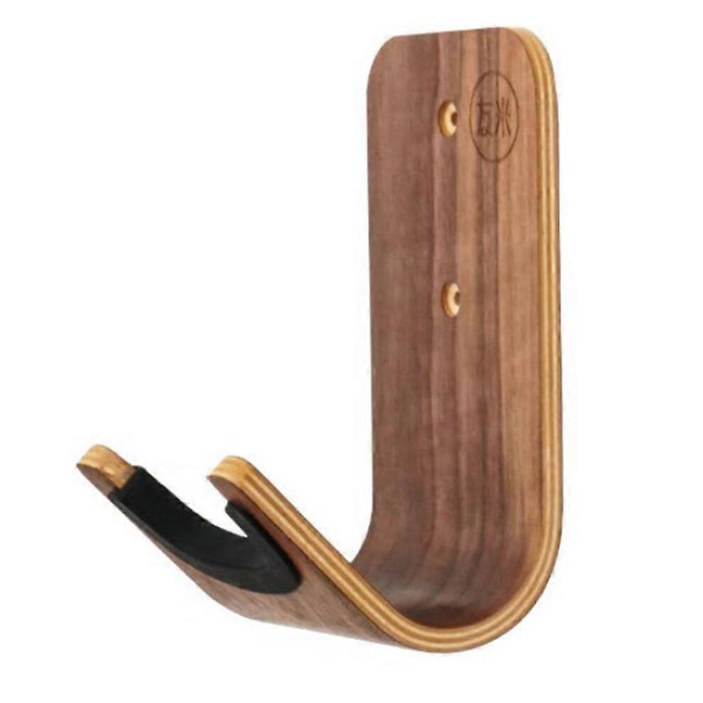 Vægophæng til guitarskateboard - Unikt design, bøjet træ, guitarophæng - Vægmonteret guitarholder - Akustisk guitar
