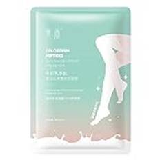 Foot Peel Masque Long Leg - Extra lång benmask för män och kvinnor - Återfuktande, närande och utjämnande benexfoliator för att återfukta och exfoliera förhårdnader för jordgubbsben