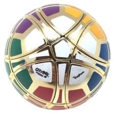Calvin's Puzzle Traiphum Megaminx Ball Metallized Gold with 6-Color Stickers (Limited Edition) - Rubiks Kub