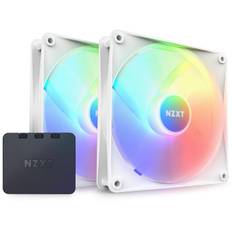 F140 RGB Core Fan 140mm - Double Pack White with Controller