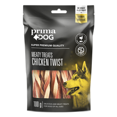 PrimaDog Meaty Treats Kycklingtwist 100 g x12