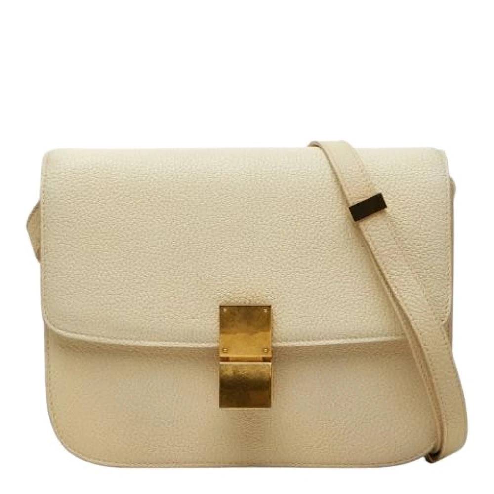 Celine Vintage Pre-owned Laeder celine-tasker - Vintage - Dame - Beige - ONE SIZE -