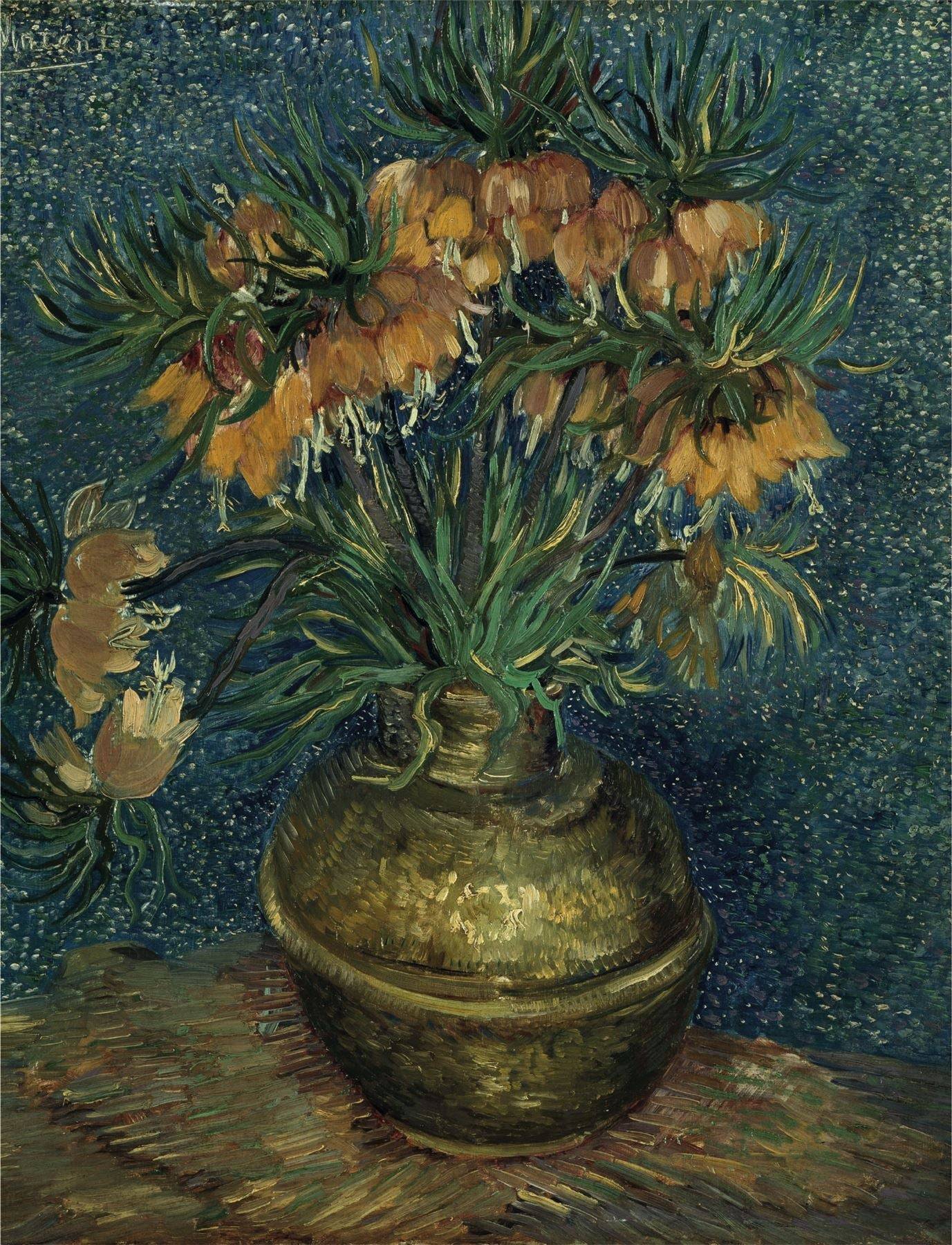 Vincent van Gogh - Imperial Fritillaries in a Copper Vase 1000 or 500 Piece Jigsaw Puzzle - 500