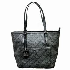 Michael Kors Pre-owned, Pre-owned, Dame, Sort, ONE SIZE, Uld, Pre-owned Canvas totes