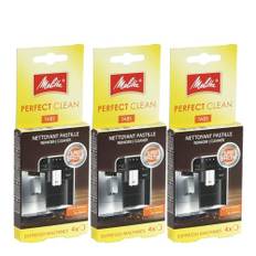 VORTEILSPACK Perfect Clean Reinigungstabletten passend für Melitta Kaffeevollautomaten, 3 x 4 Tabs