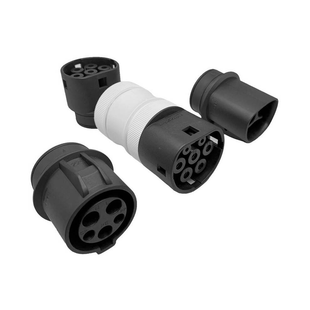 3 in 1 EV Adapter Type1/GBT/for Charger to Type 2 Veihcle All Ev Cars