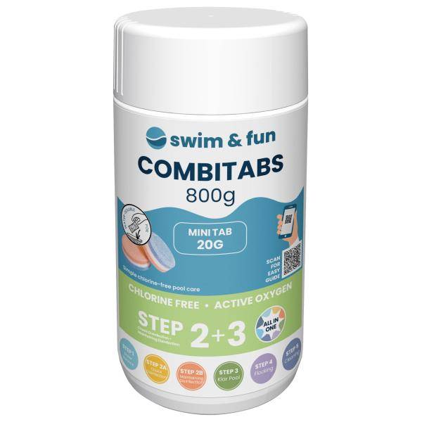 Swim & Fun CombiTabs, Chlorine free - 20 gram.