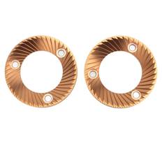 2PCS Coffee Grinder Flat Burr 64mm Titanium Plated Multi Purpose Flat Burr for DF64 DF64P DF64E
