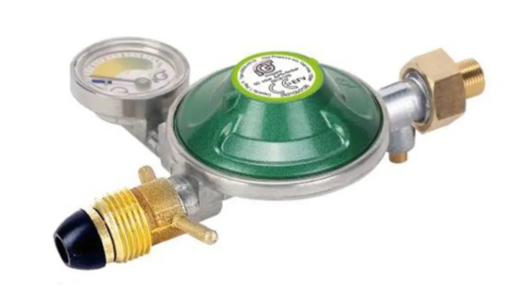 IGT Regulator 30 mbar med gasmätare och skruvkoppling - Slang 1,5 m