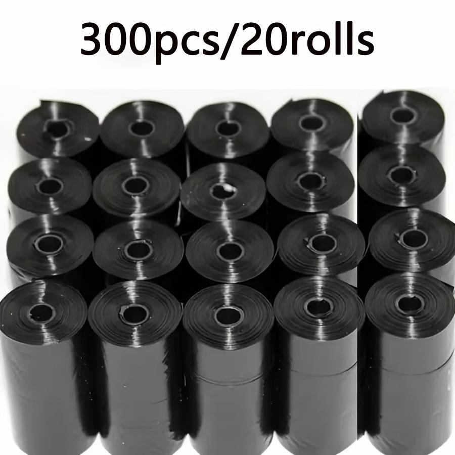 [dog Poop Bags] 300pcs/20rolls, Dog Poop Bags, Portable Pet Waste Refill Rolls, 1 Durable And Leak-proof Pet Garbage Bags, Pet Cleaning Supplies, Dog Poop Bags For Dogs
