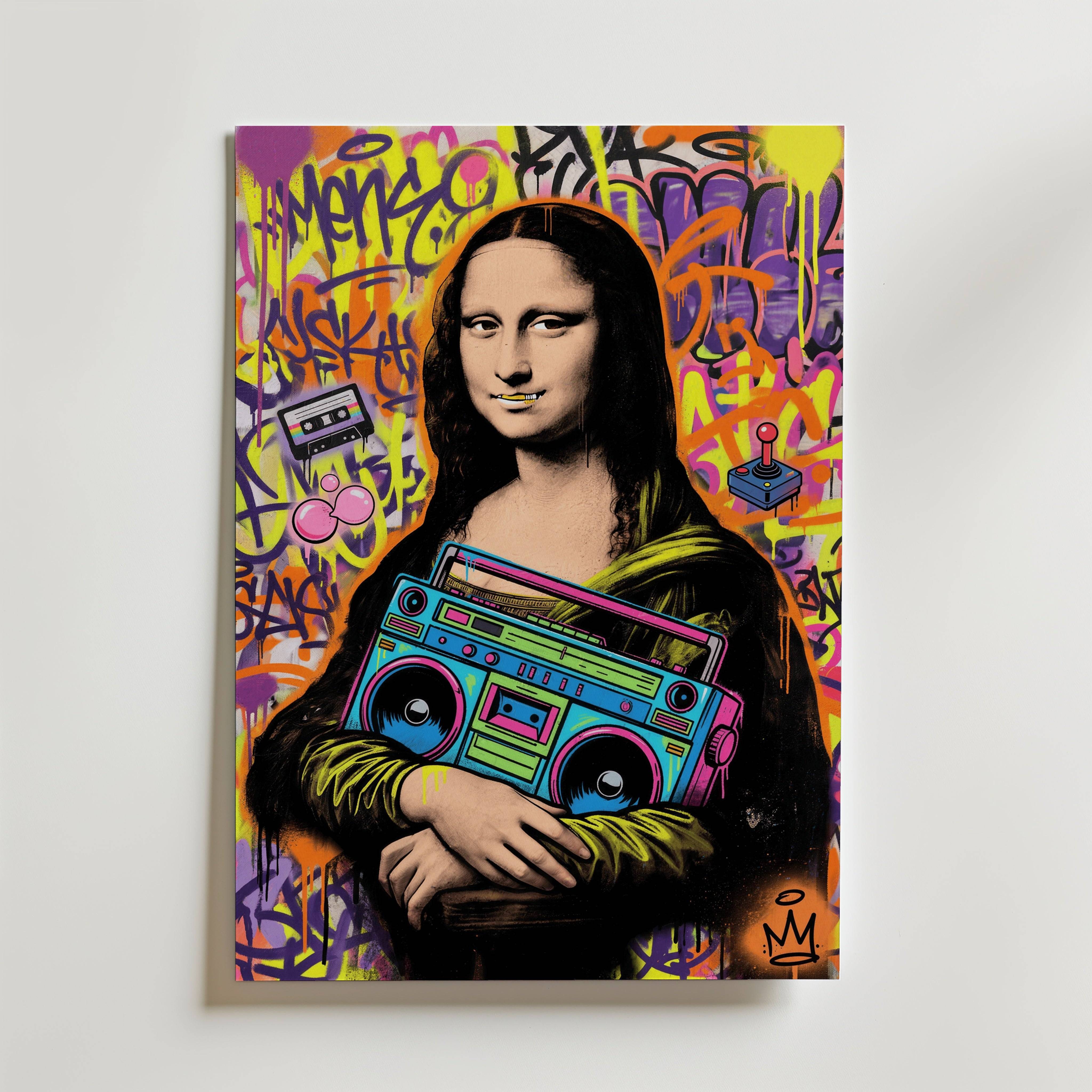 Mona Beats Poster - Fine Art Poster 21x30 cm Utan passepartout