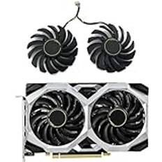 2 st/parti PLD09210S12HH 1660 1660Ti fläkt kompatibel med 1660 Super Ti XS grafikkort GPU kylfläkt perfektion