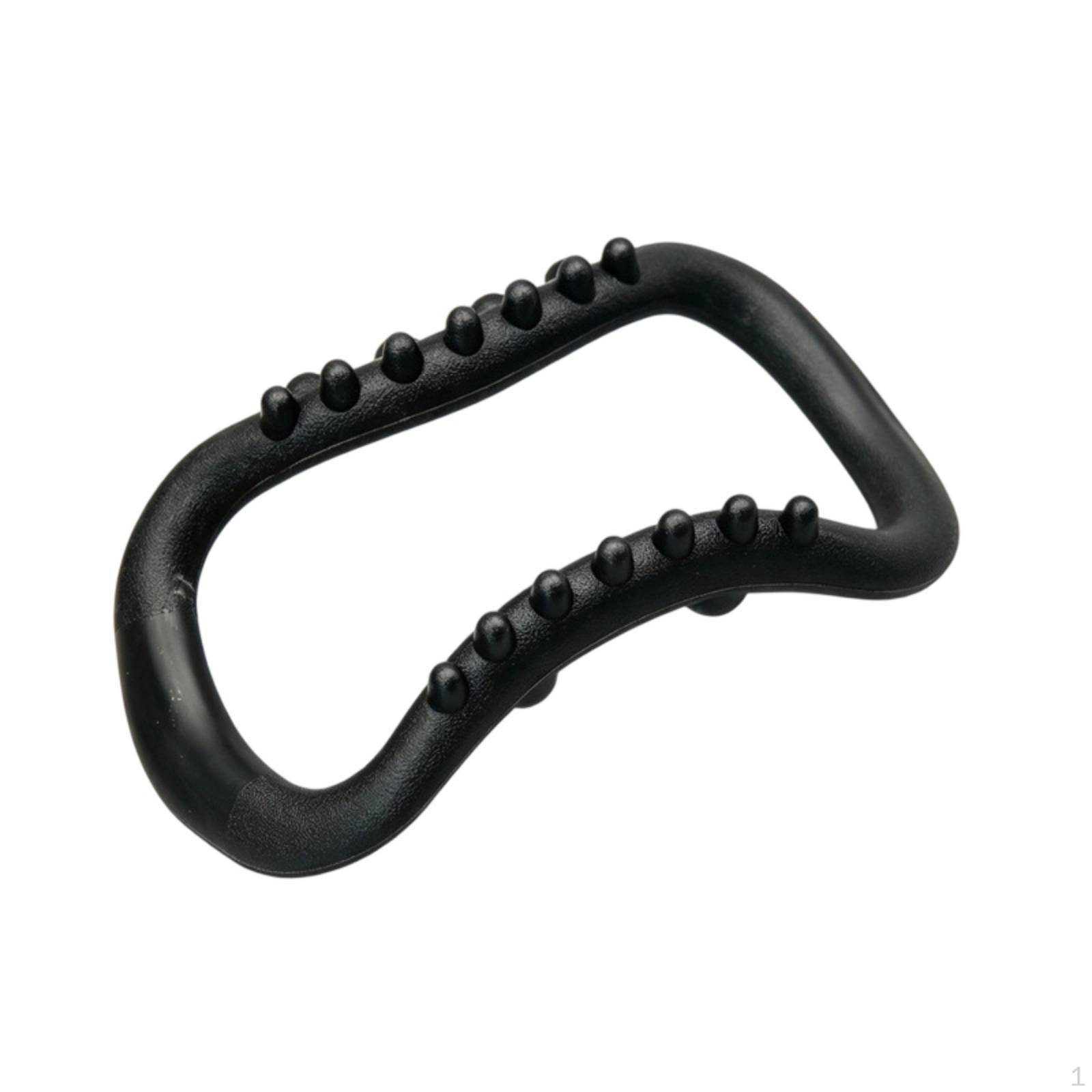 Pilatesring Träningsring Ergonomisk för Yogis Svart Massage cyan