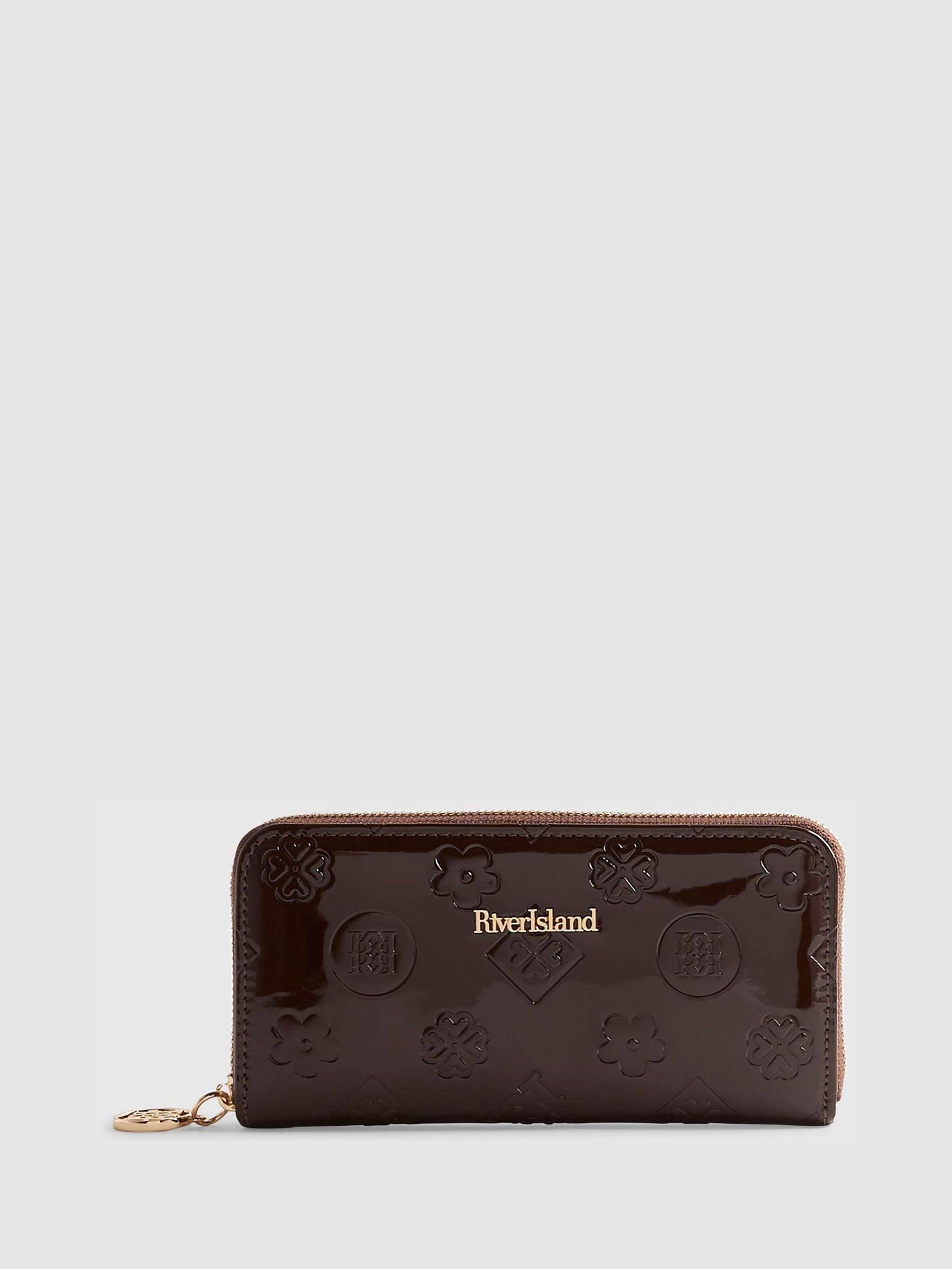 River Island River Island handväska med präglad monogram