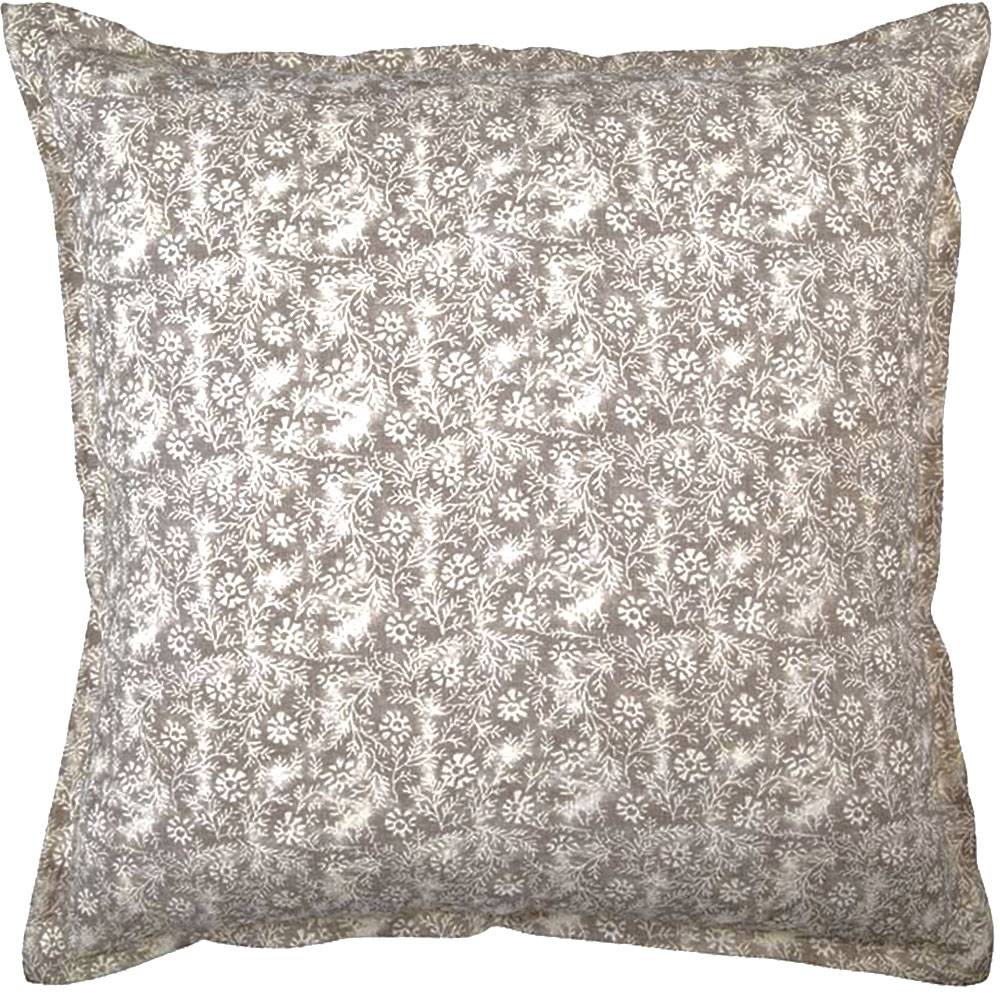 Kudde Nora Lin - Grå-Beige - 50x50 Med Innerkudde
