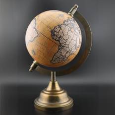 EXERZ 13 cm antik med metallbas, hantverk dekorativ Globe SI-7047 (13 cm)