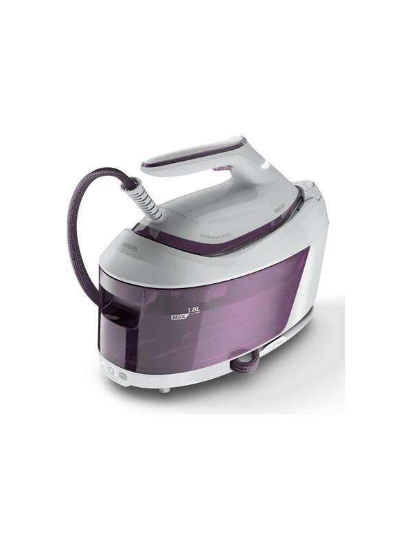 Philips Ångstrykjärn PerfectCare 6000 Series PSG6020 - steam generator iron - sole plate: SteamGlide Plus