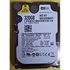 Hojdpunkter for Western Digital WD AV WD3200BVVT 320GB SATA II 3 Gb s 5400RPM 8 MB buffert 6 35 cm 2 5 tums barbar dator harddisk